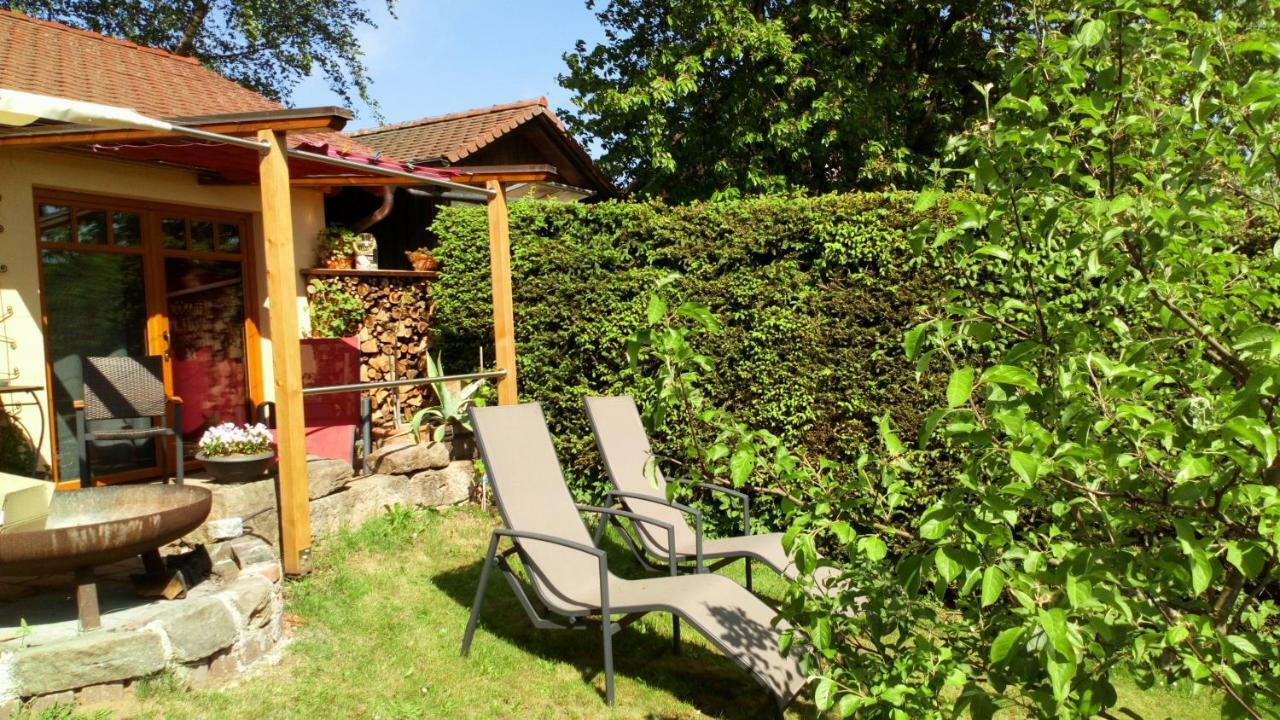 Apartment Mit Gartenblick Eckersdorf Eksteriør bilde